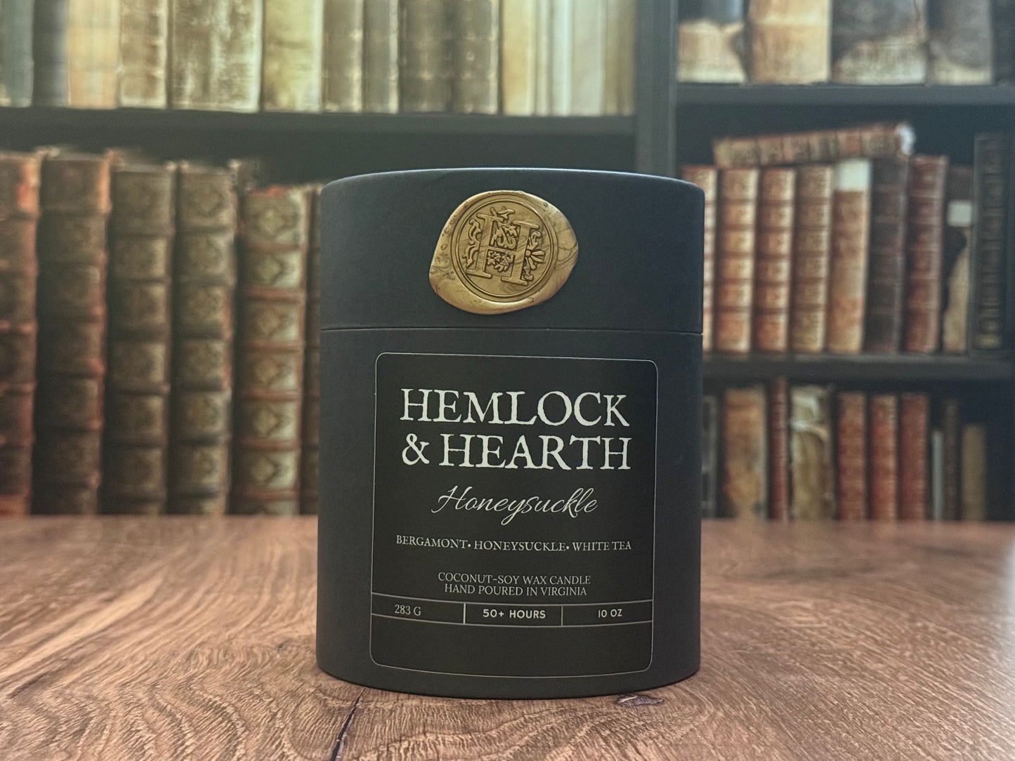 Honeysuckle - Coconut-Soy Luxury Candle